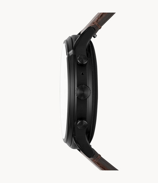 GenX Smartwatch Dark Brown Leather