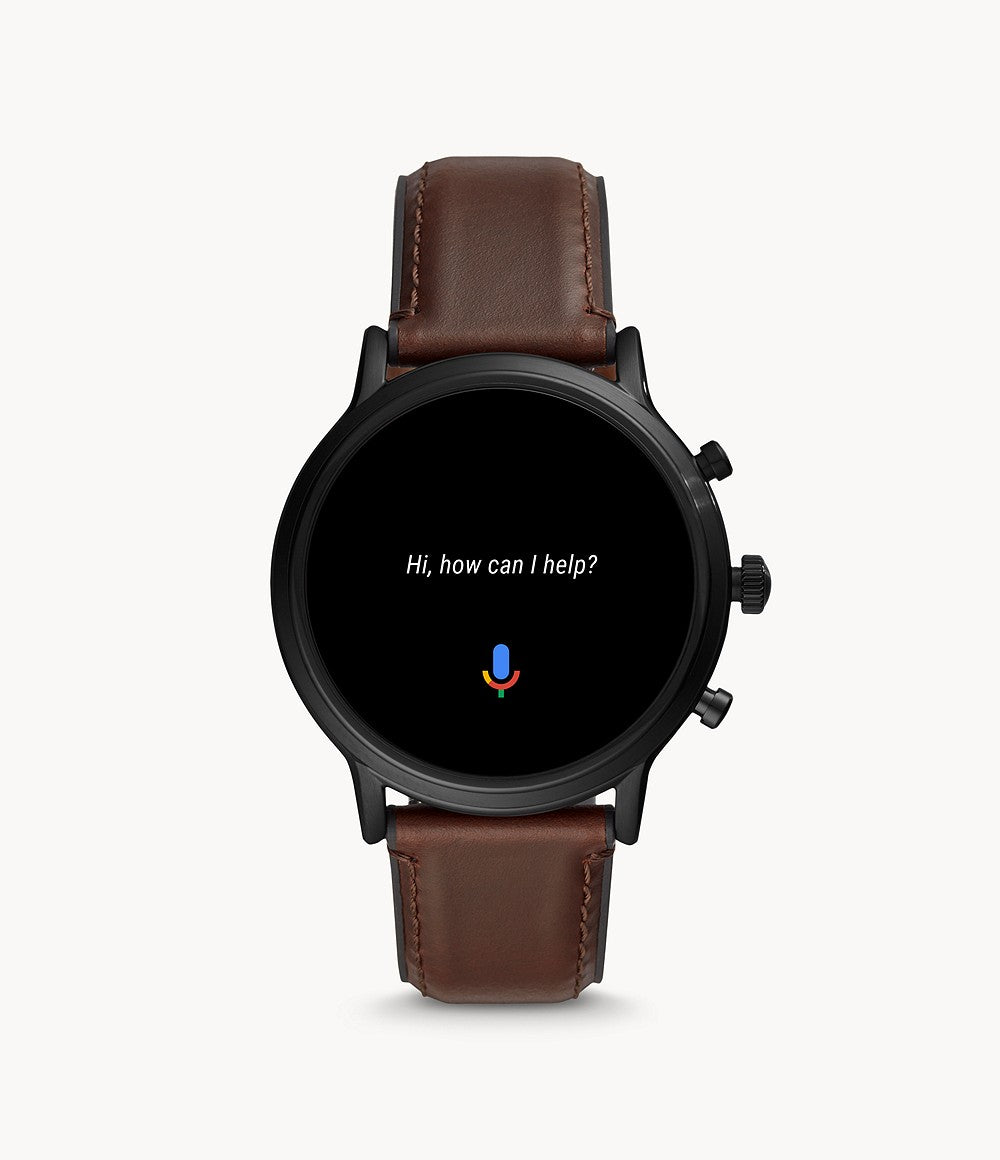 GenX Smartwatch Dark Brown Leather