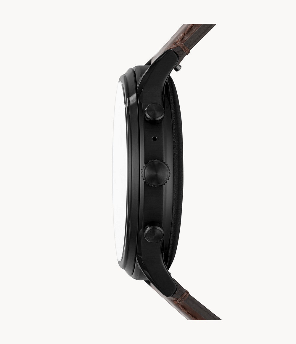 GenX Smartwatch Dark Brown Leather