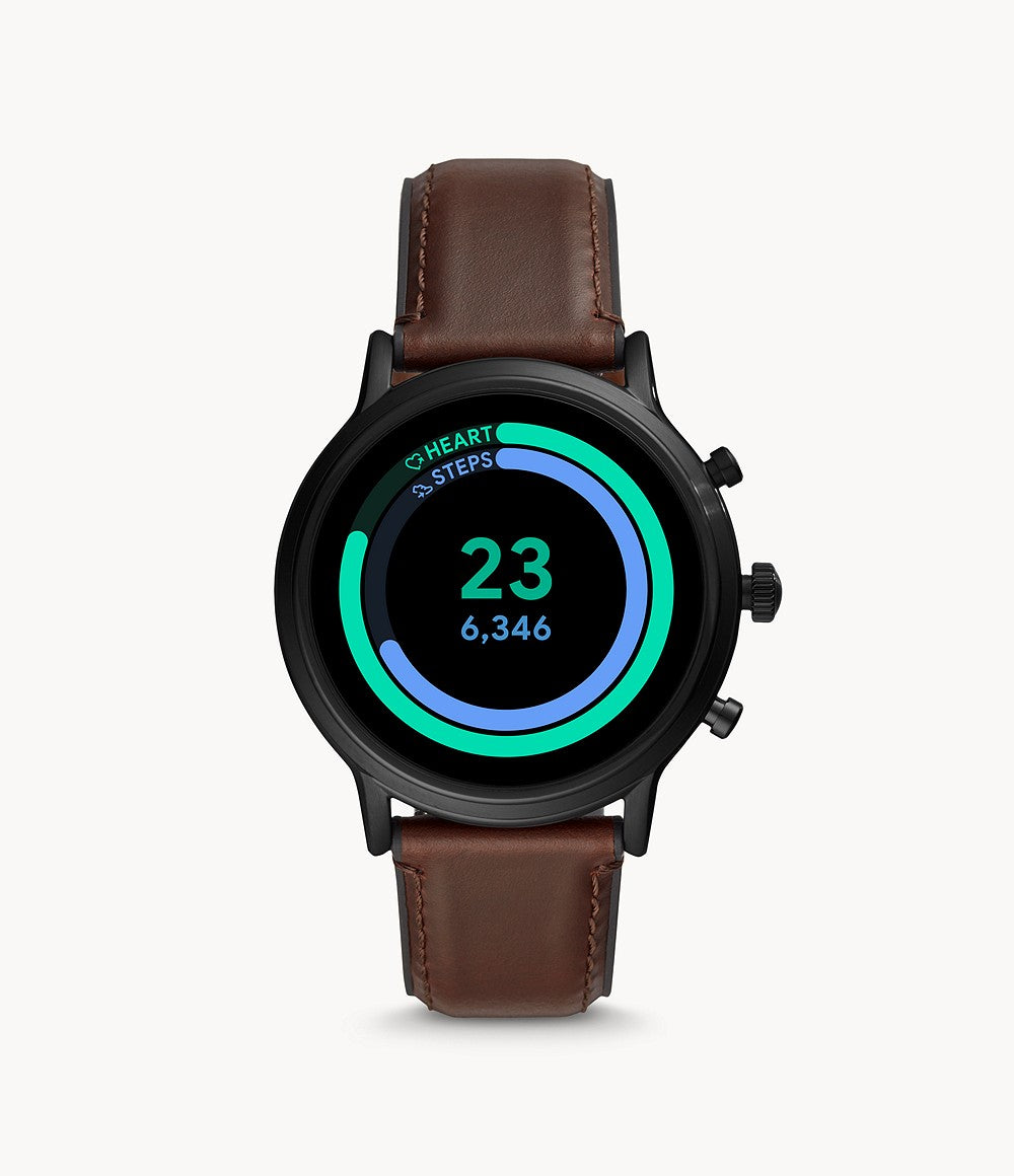 GenX Smartwatch Dark Brown Leather