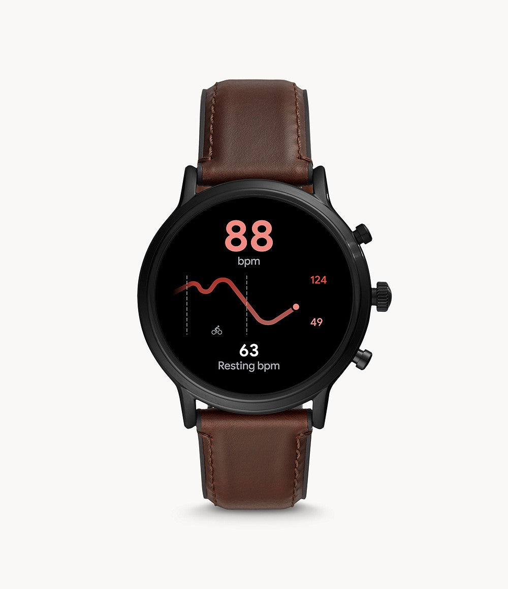 GenX Smartwatch Dark Brown Leather