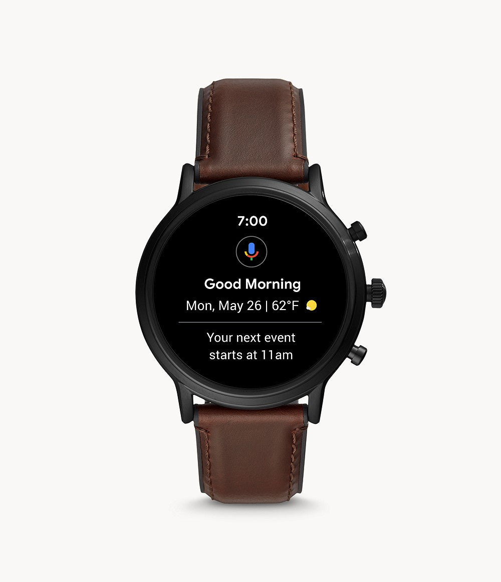 GenX Smartwatch Dark Brown Leather
